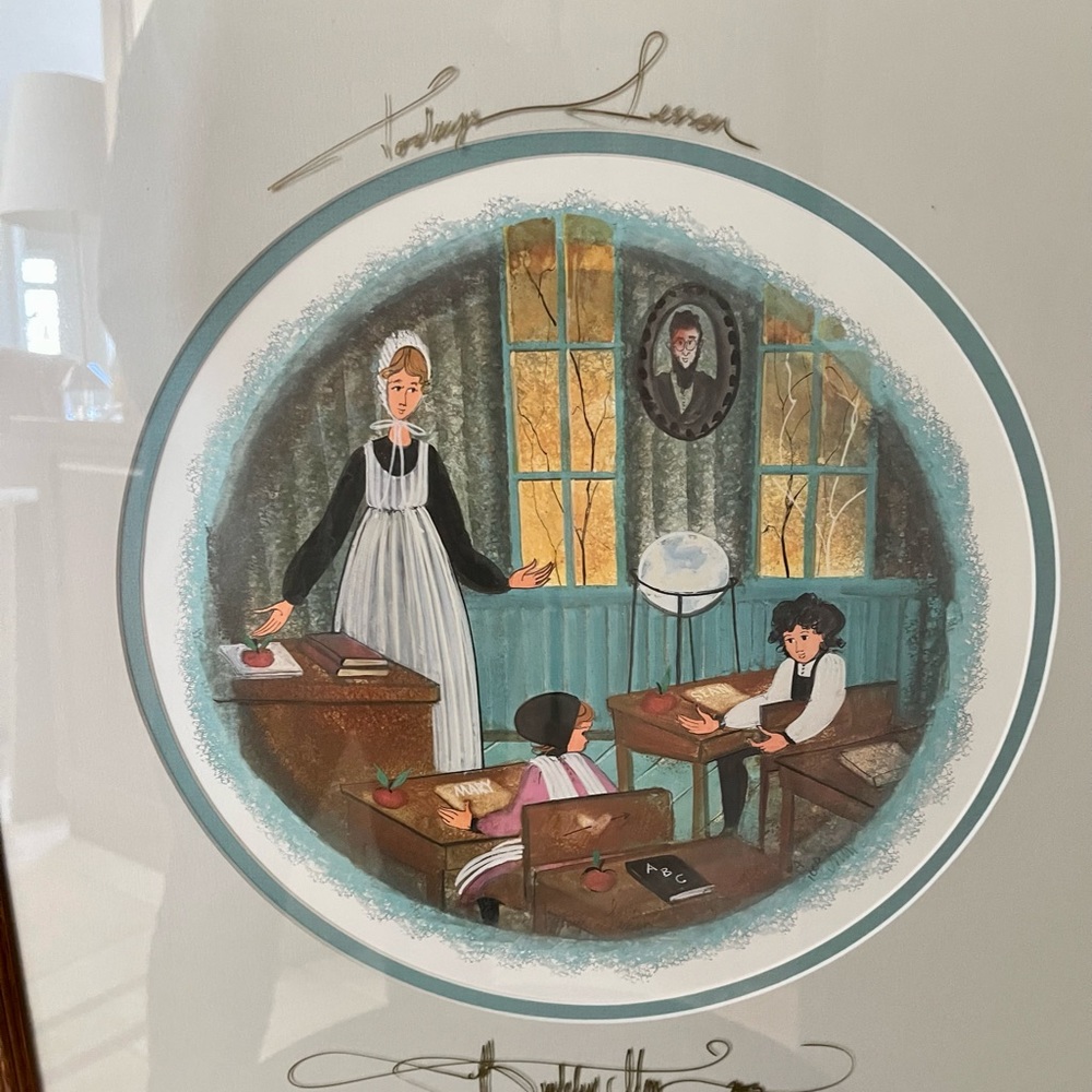 P. Buckley Moss Signed and Numbered Framed Lithograph - Picture 10 of 10